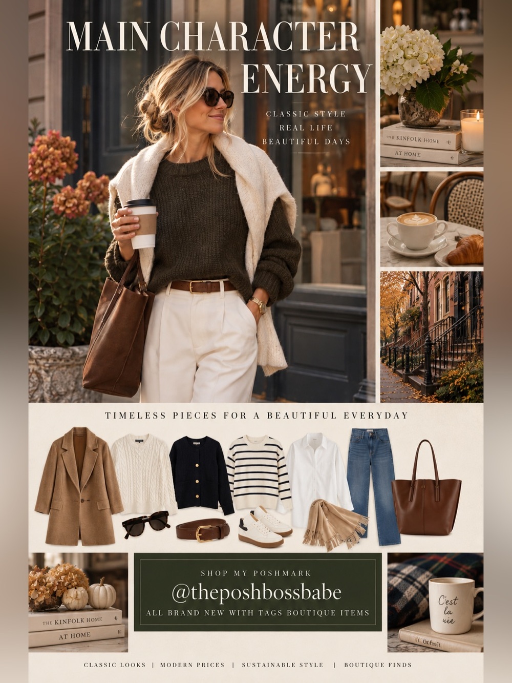 Main Character Energy | Classic Fall Preppy Boutique Style